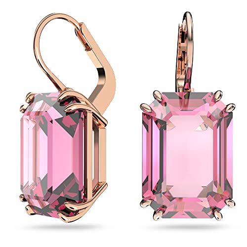 Thumbnail 1 de Swarovski Pendientes Millenia, Talla octogonal, Rosas, Baño tono oro rosa