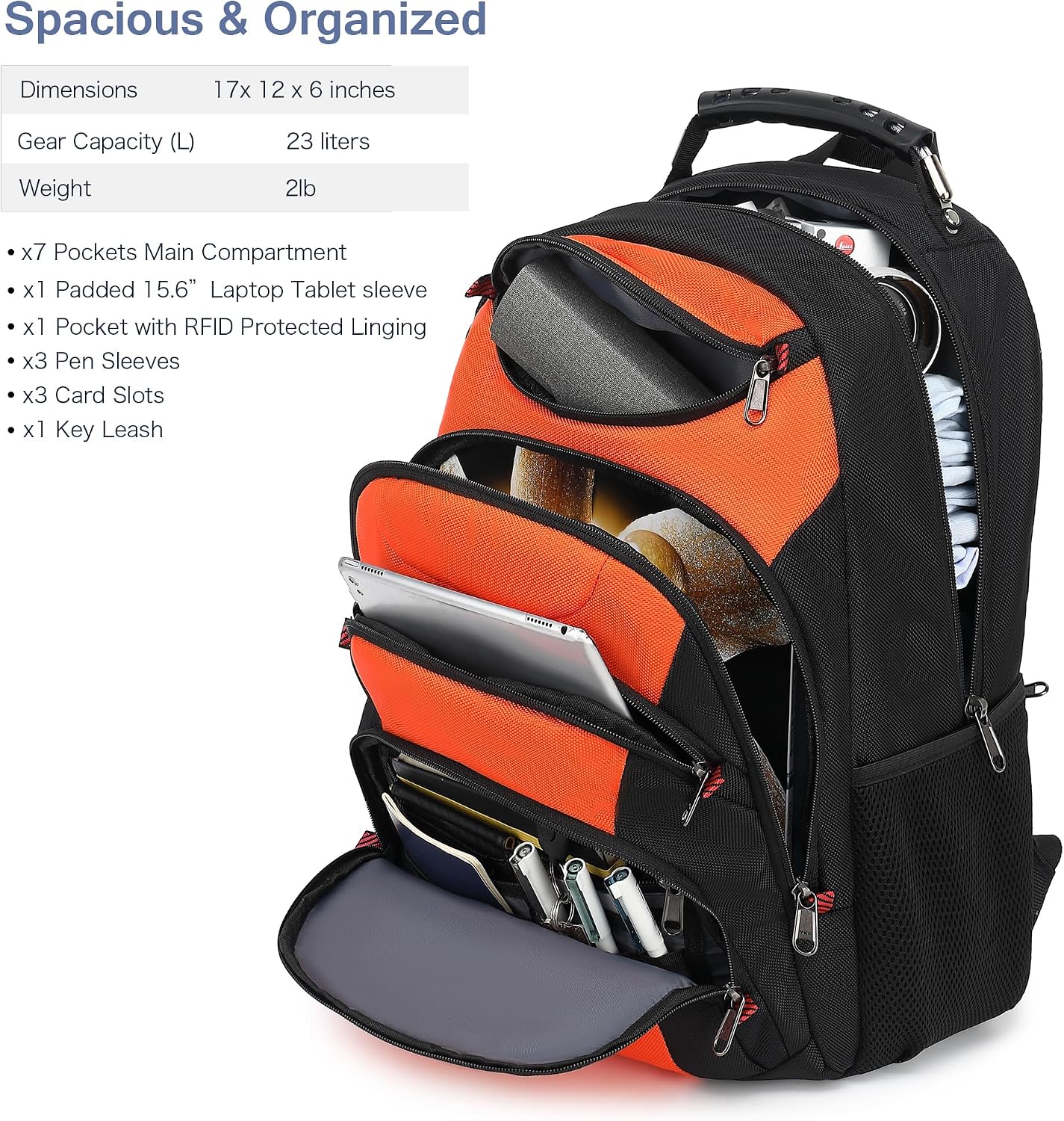 Detalle 2 de Boavan Laptop Backpack 15.6-Inch