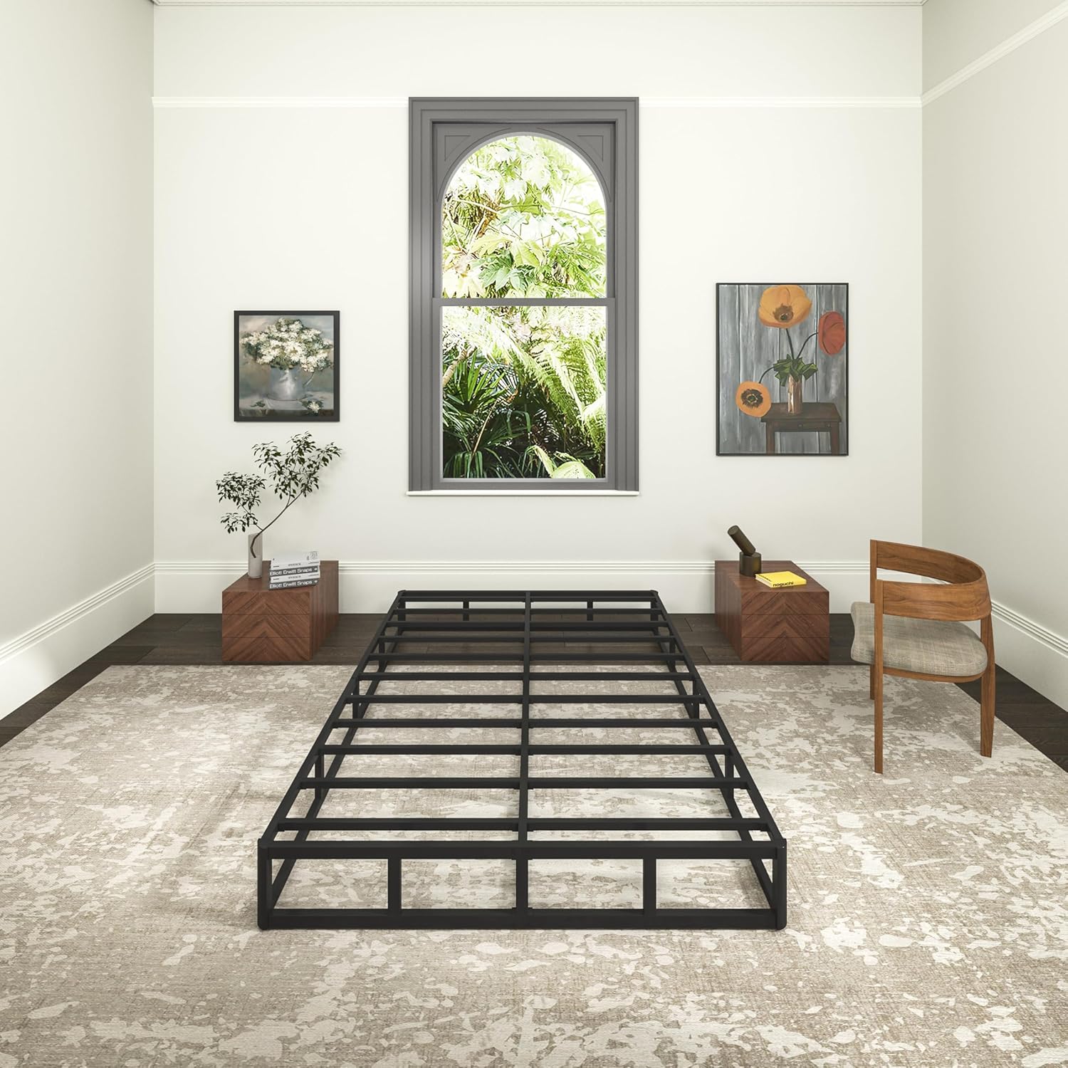 Detalle de Faoide FAOBBS 9-Inch Queen Metal Box Spring, 3,000 lb Capacity