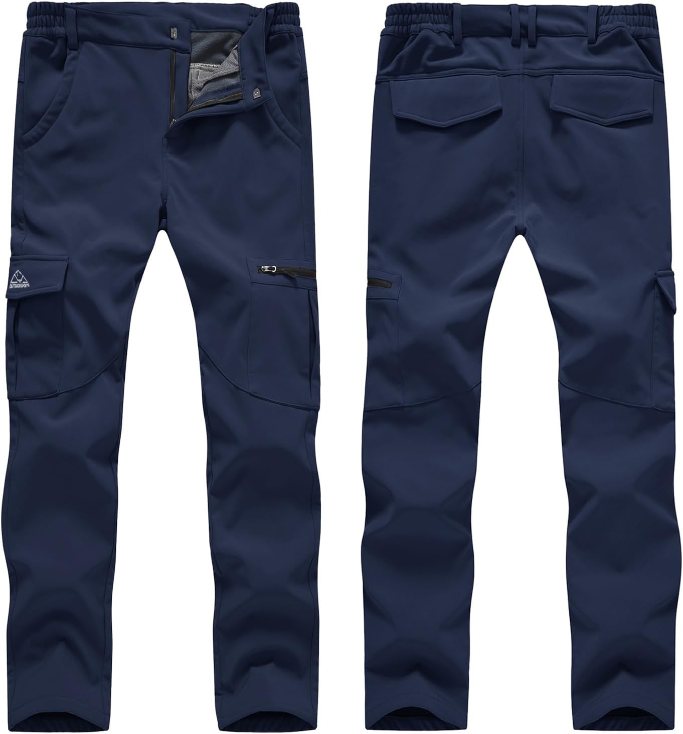 Detalle de BGOWATU Women's Waterproof Snow Ski Hiking Pants, Fleece-Lined with 6 Pockets