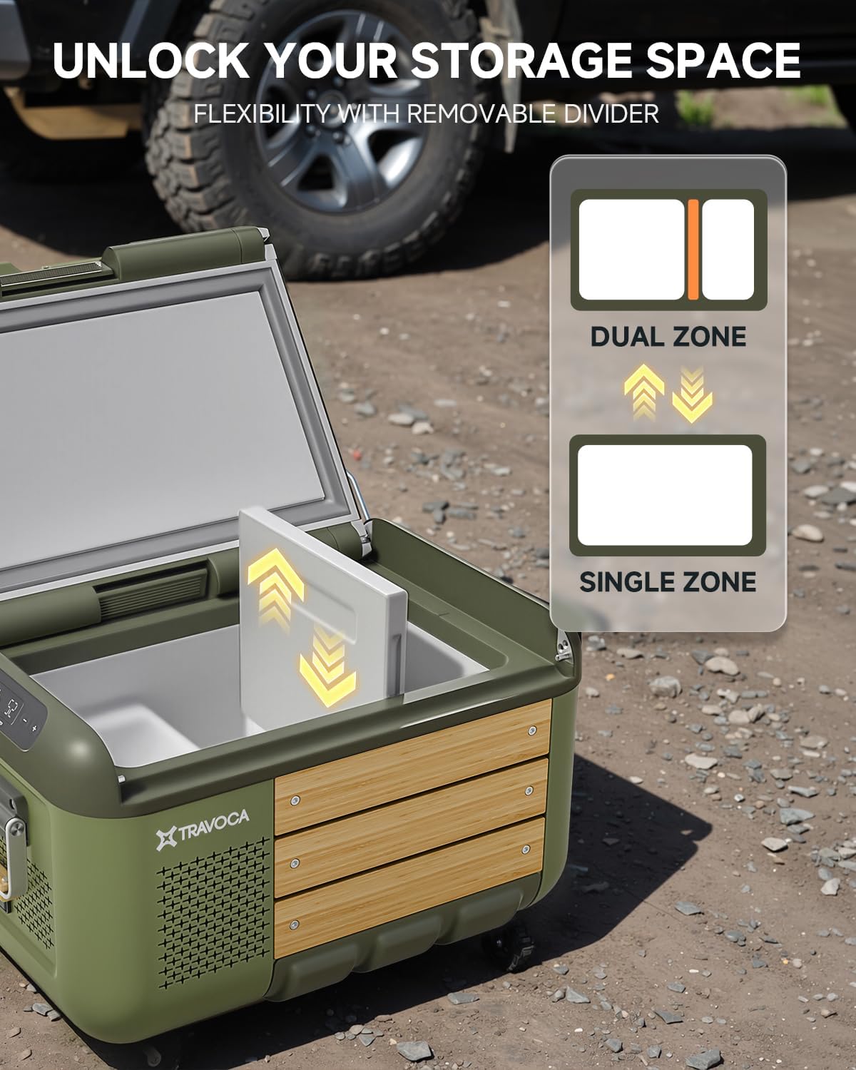 Detalle 2 de Travoca Portable Car Refrigerator 26QT