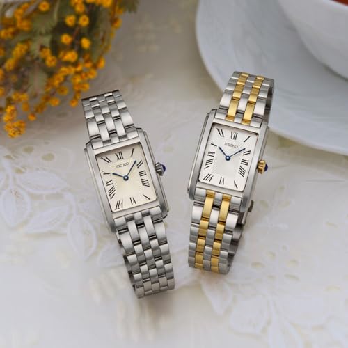 Detalle 2 de Seiko Orologio da Donna SWR083P1: Glamour Rettangolare in Acciaio Inox con Vetro Hardlex