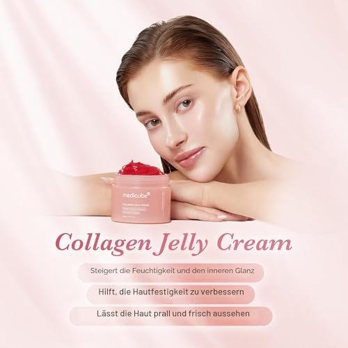 Detalle de medicube Jelly Creme mit Kollagen & Niacinamid – 110 ml