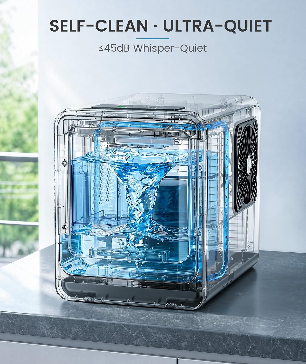 Thumbnail 3 de Electactic BS-303 Nugget Ice Maker, 35 lb Daily Output, Auto Refill