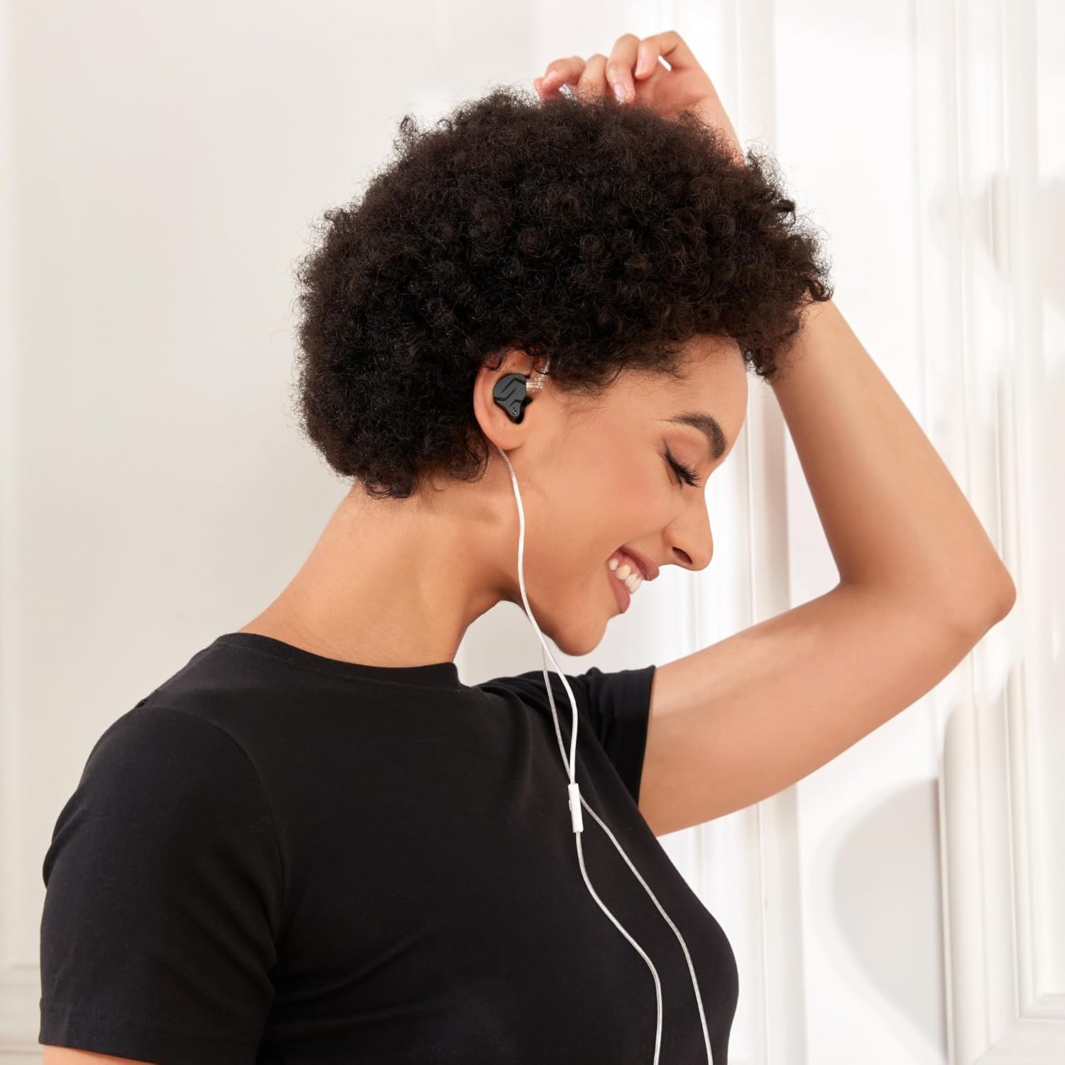 Thumbnail 1 de KZ ZSN PROX in-ear earphones (Yinyoo hybrid: 10mm dynamic + balanced armature, detachable cable) – black