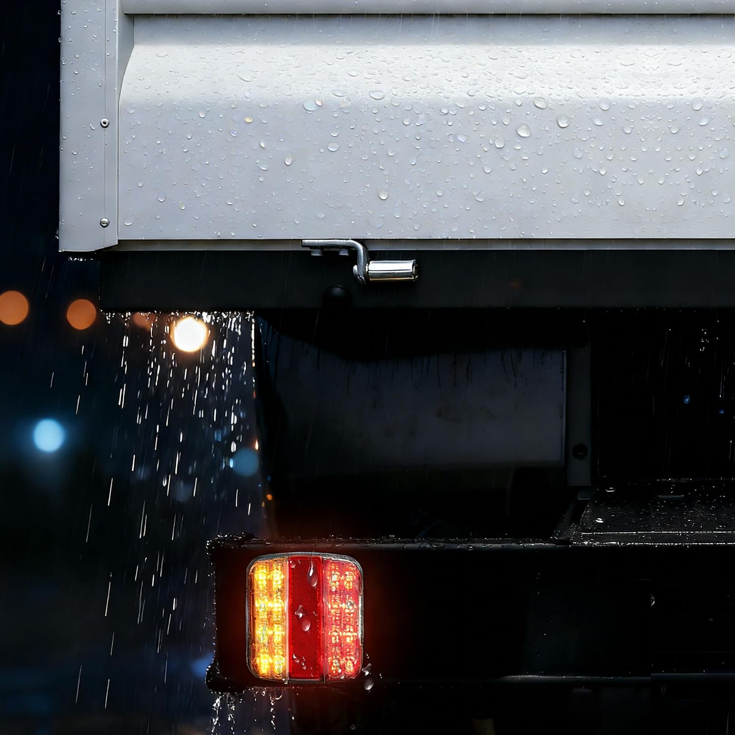 Thumbnail 6 de DARKGUARD 2 x Square Trailer Rear Lights LED – IP67, 12V/24V