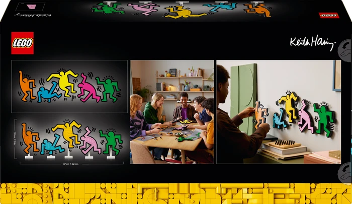Thumbnail 7 de LEGO Art Keith Haring Tanzende Figuren 31216 – Pop-Art-Mosaik mit 1.773 Steinen