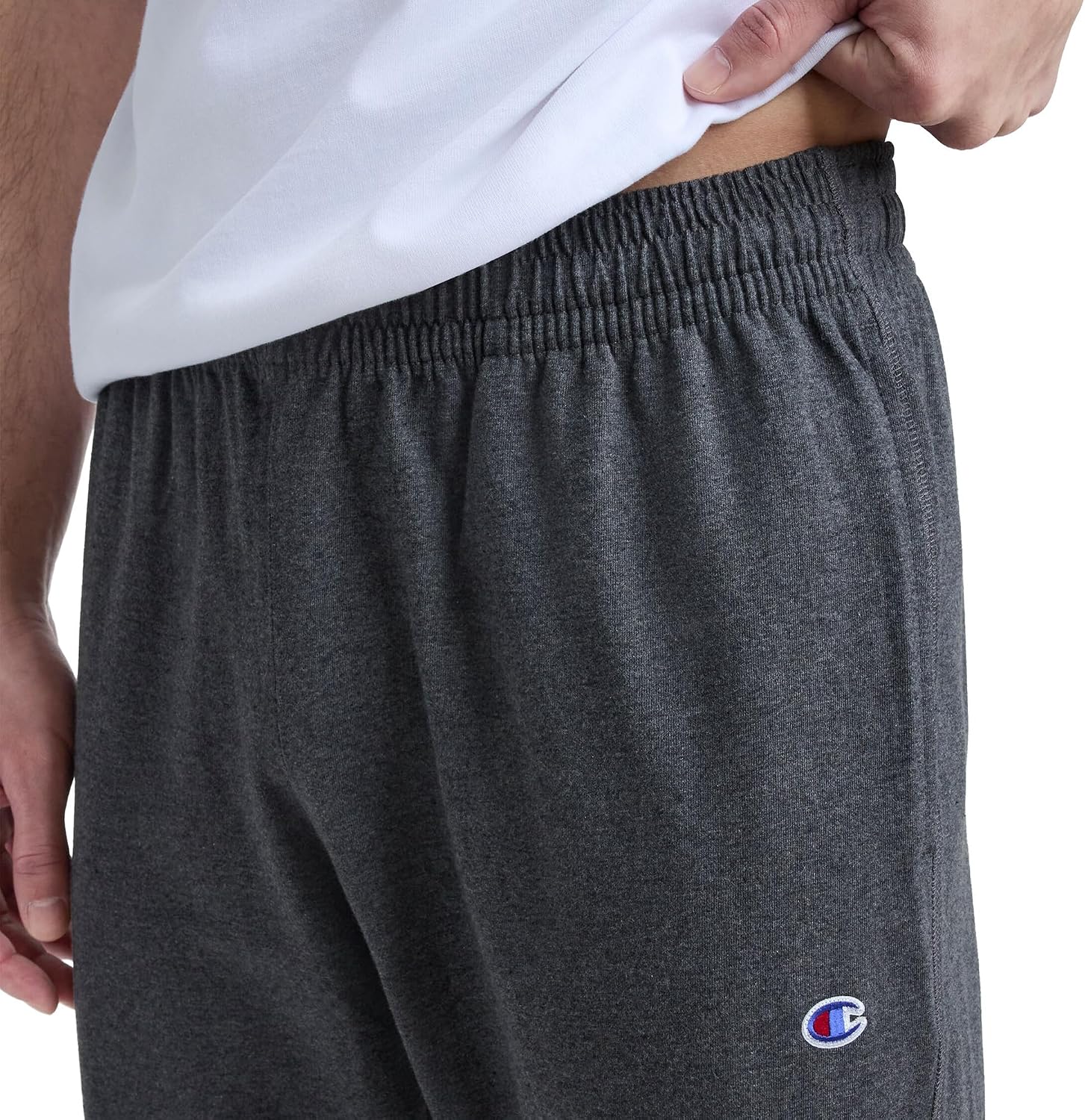 Detalle de Champion Men's Open-Bottom Lounge Pants, Standard Fit