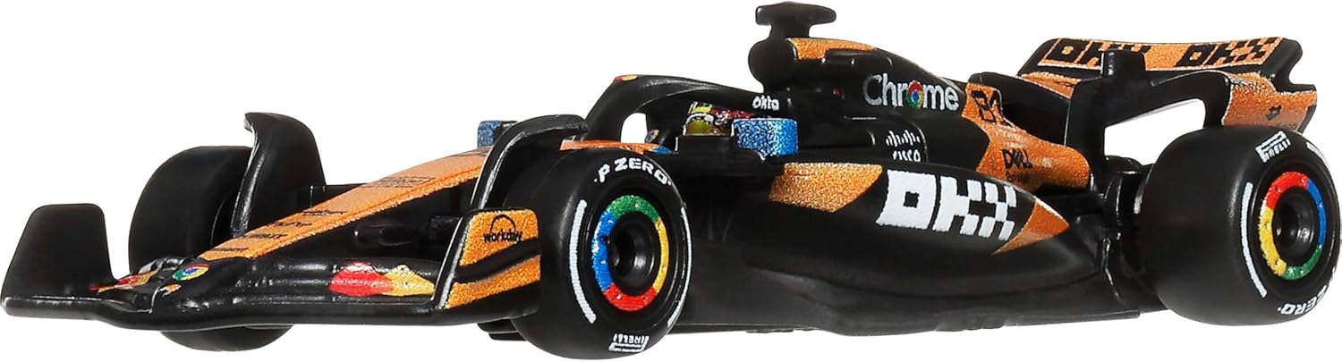 Detalle de Hot Wheels Formula 1 McLaren Oscar Piastri #81 1:64 Die-Cast Car
