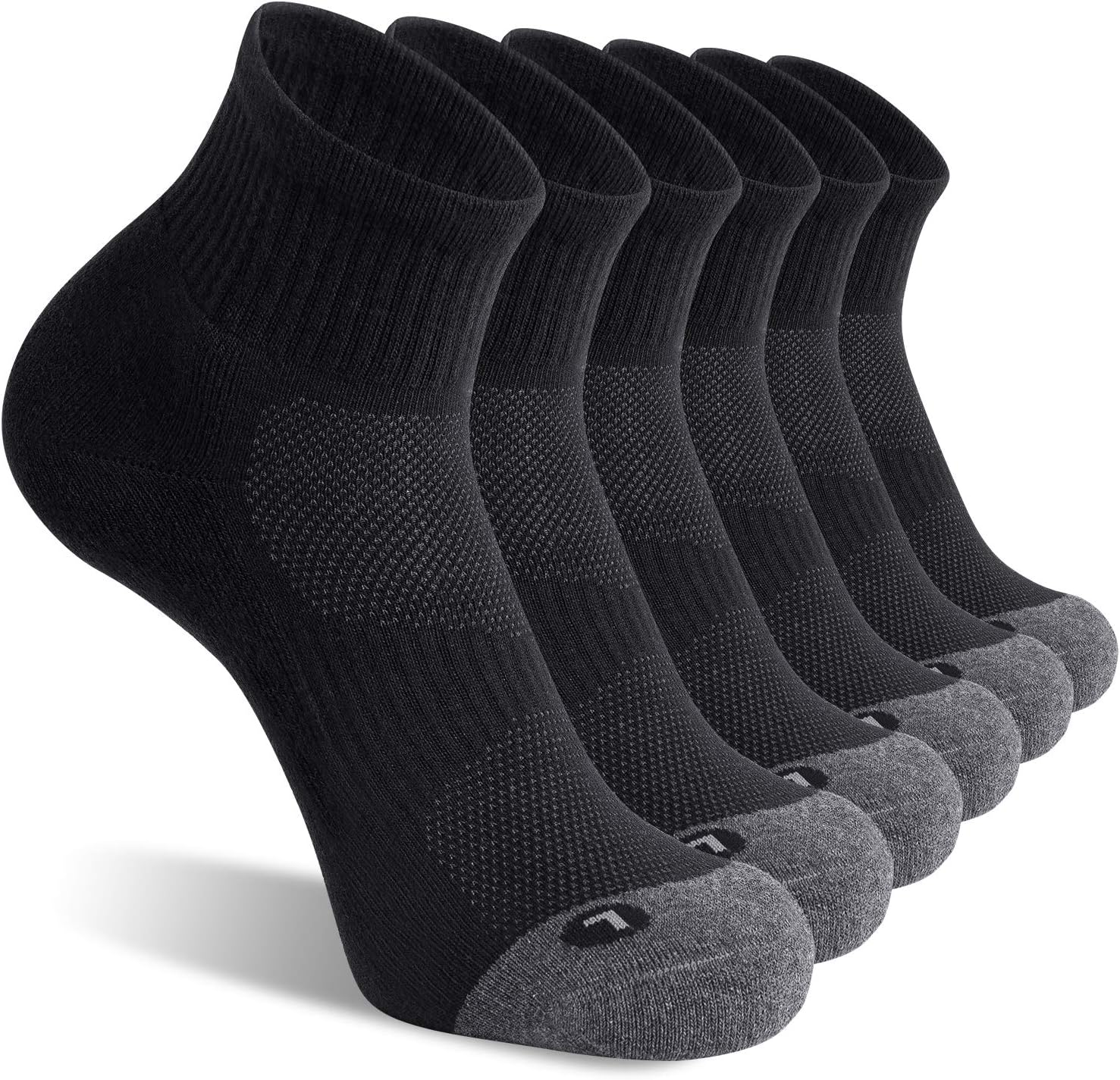 Detalle de FITRELL Men's Athletic Ankle Socks 6-Pack