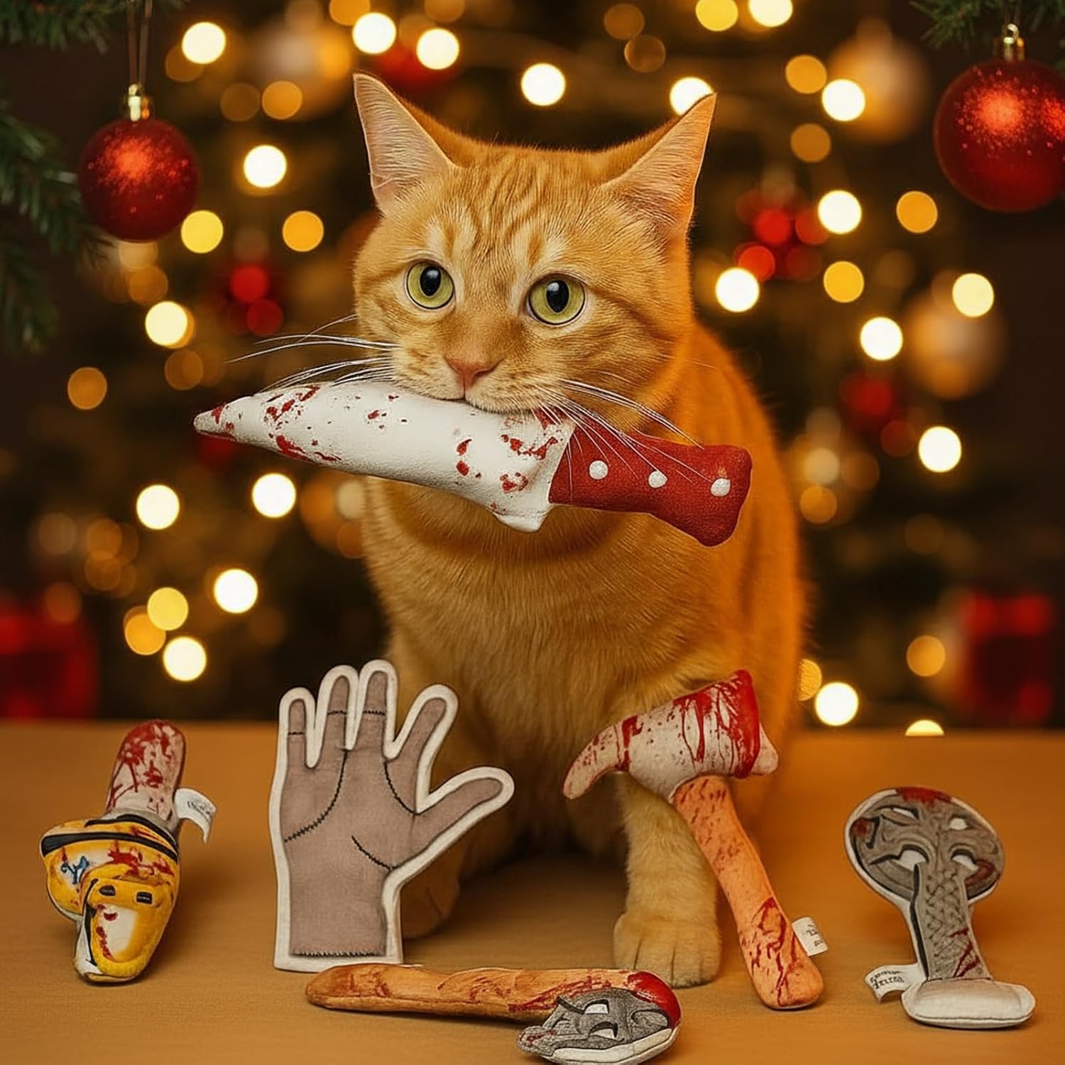 Thumbnail 6 de PURETOY CT-5PC Halloween Catnip Toys, 5-Piece Crinkle Cat Toy Set