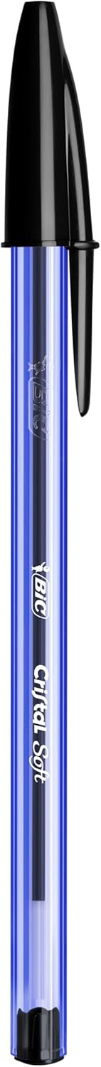 Thumbnail 3 de Penna a sfera BIC Cristal Soft Nere con punta media 1,2 mm – confezione da 50