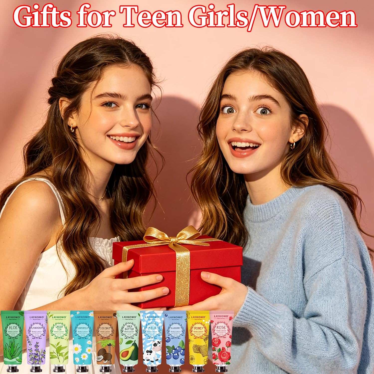 Thumbnail 1 de 20 Pack Mini Body Lotion Gift Set for Dry Skin – Travel-Sized, Shea Butter & 10 Fragrances