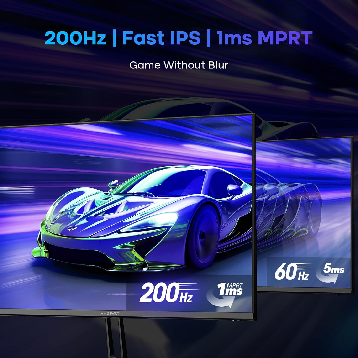 Thumbnail 2 de Amzfast AMZG25X1 25-inch Gaming Monitor (1920x1080) with 200Hz Fast IPS