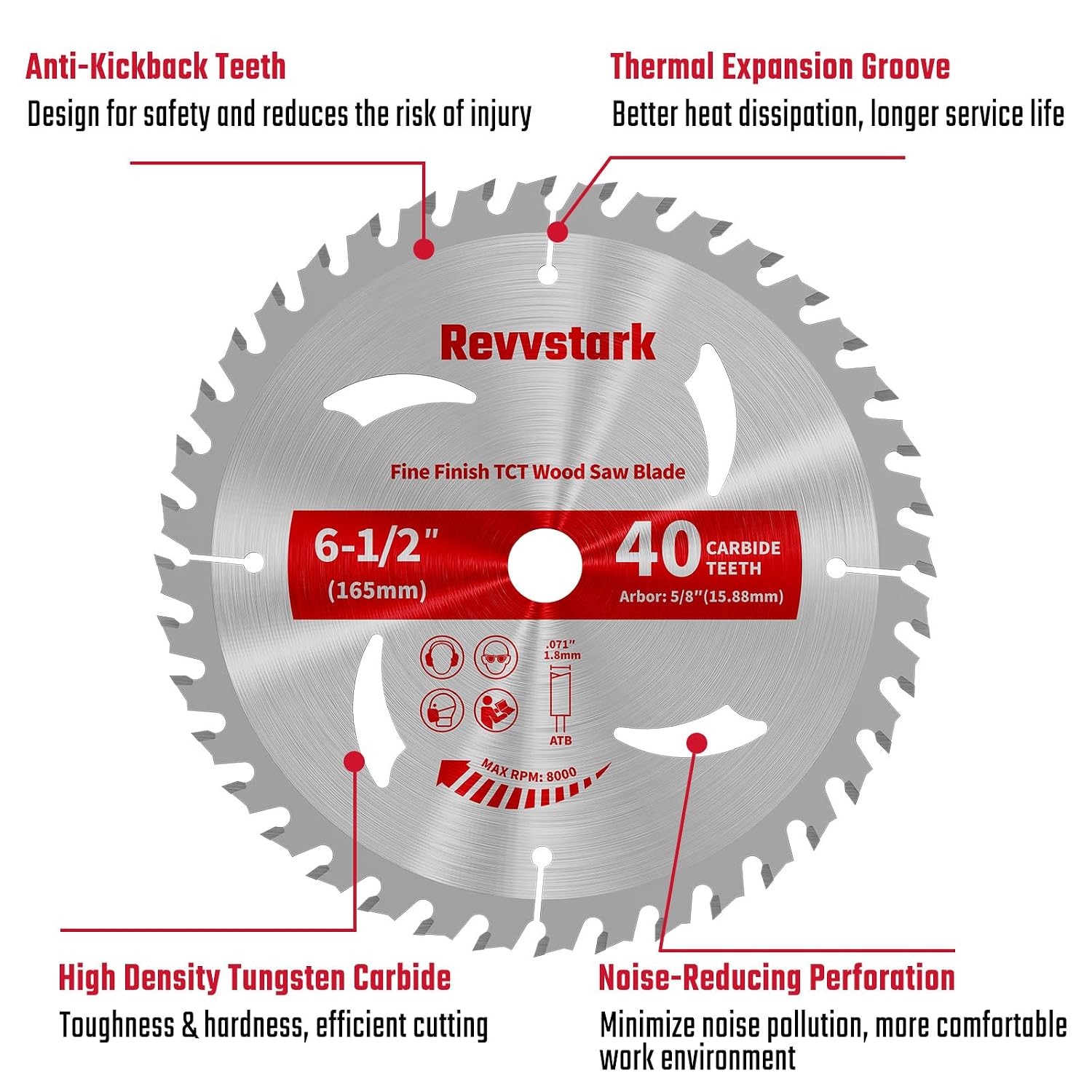 Thumbnail 3 de Revvstark Circular Saw Blade 6-1/2-Inch