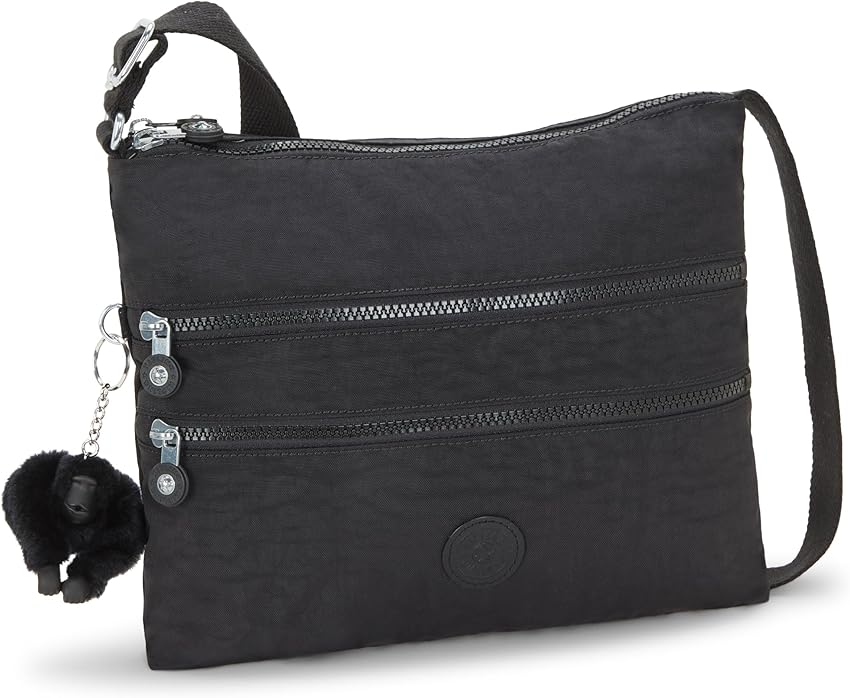 Thumbnail 4 de Kipling Alvar Bandolera Mediana en Black Noir