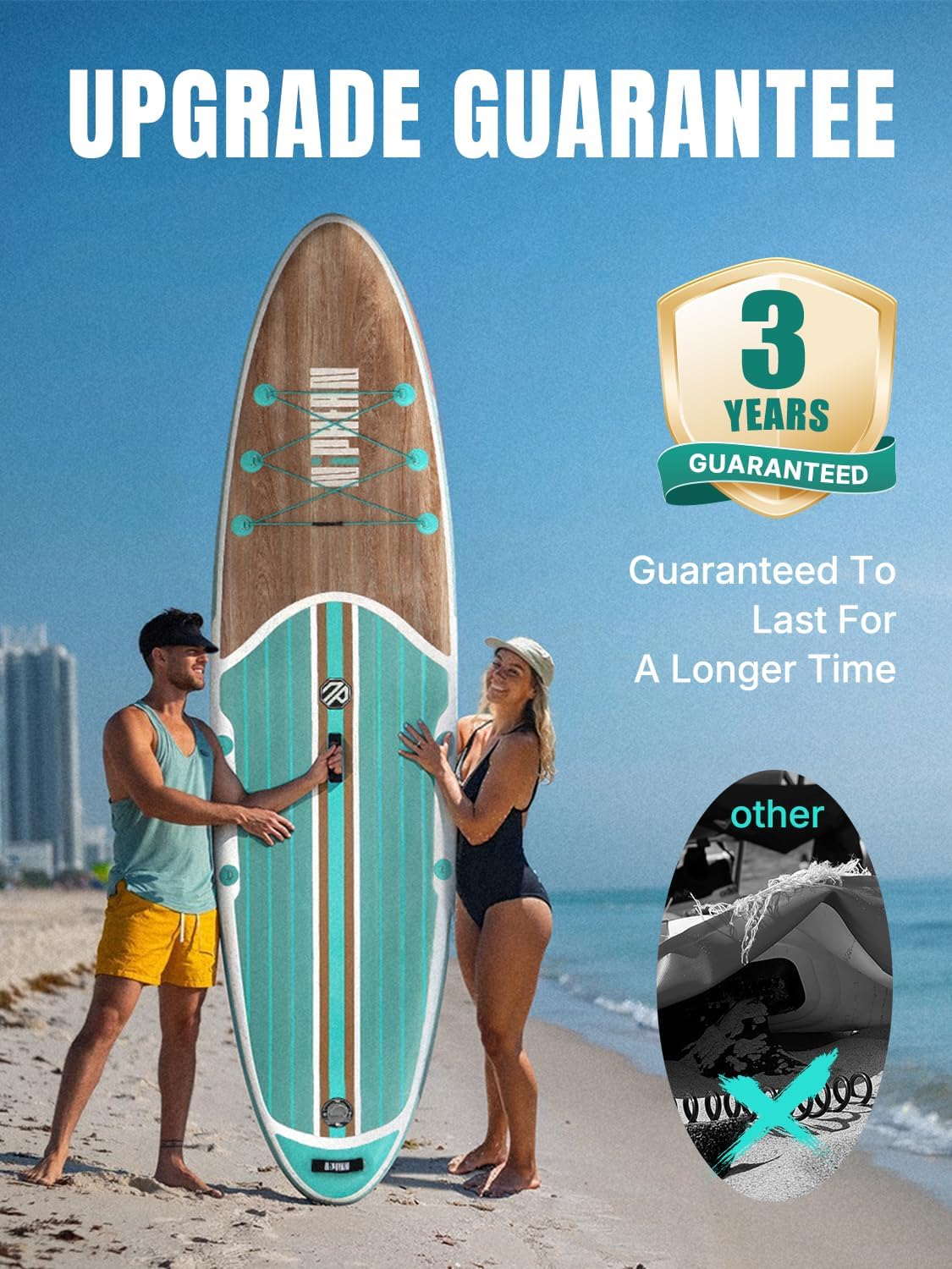 Thumbnail 3 de Niphean inflatable paddle board 10'6