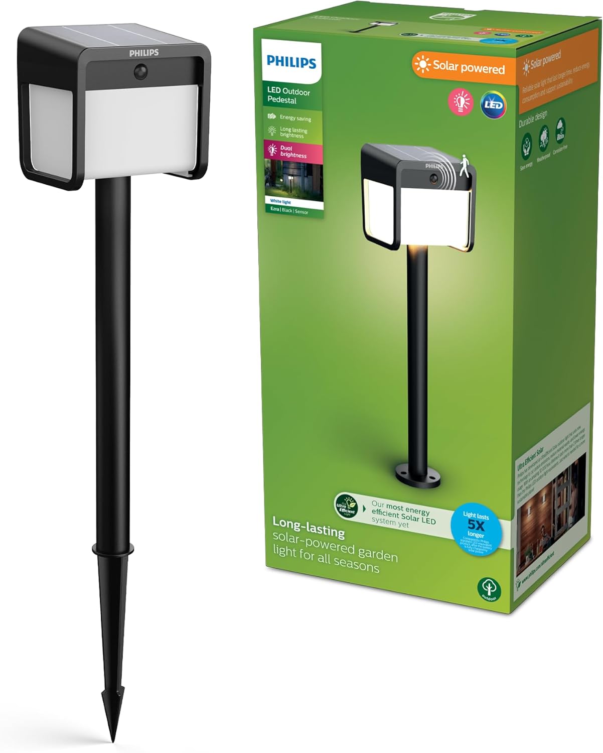 Philips Ezra Solar-Sockelleuchte 250/25 lm