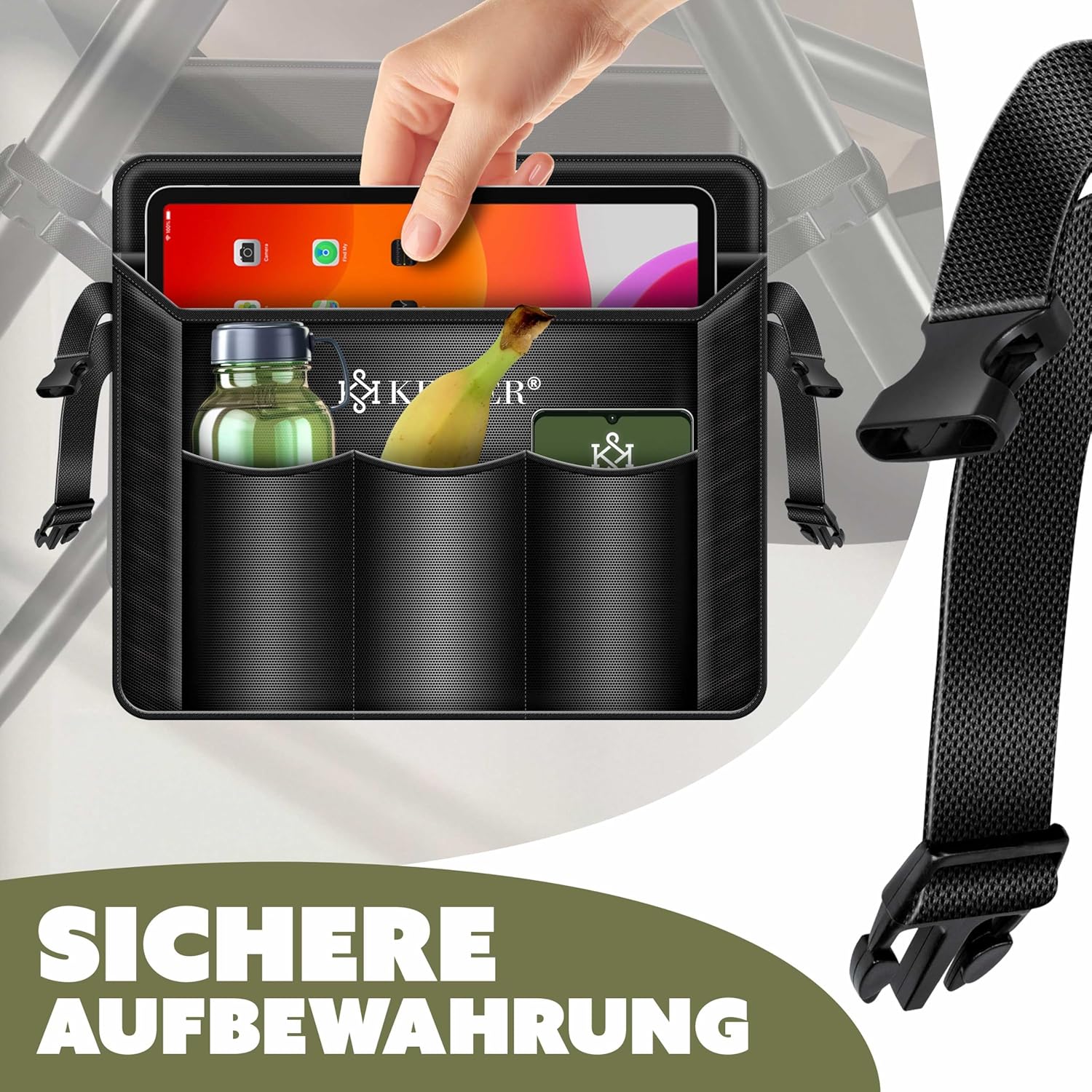 Thumbnail 6 de KESSER Bali Hängesessel mit Gestell 150 kg