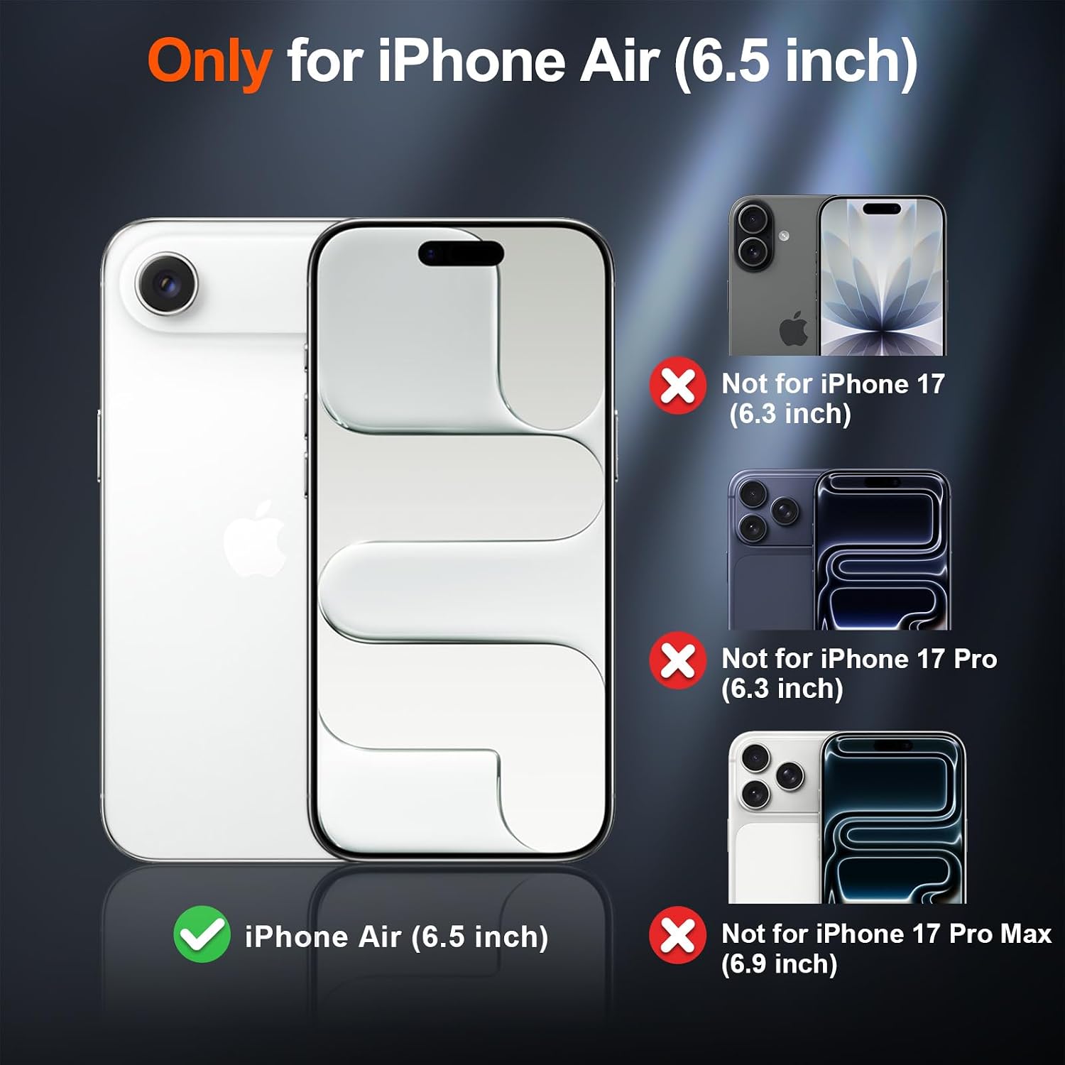 Thumbnail 1 de SUPFINE iPhone Air Case, Antique White Magnetic Matte TPU Cover