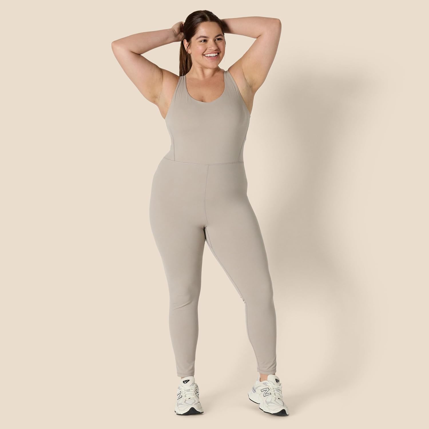 Thumbnail 6 de Amazon Essentials Women's Active Formflex Buttery Soft One Piece Full Length Workout Jumpsuit with Built-In Bra