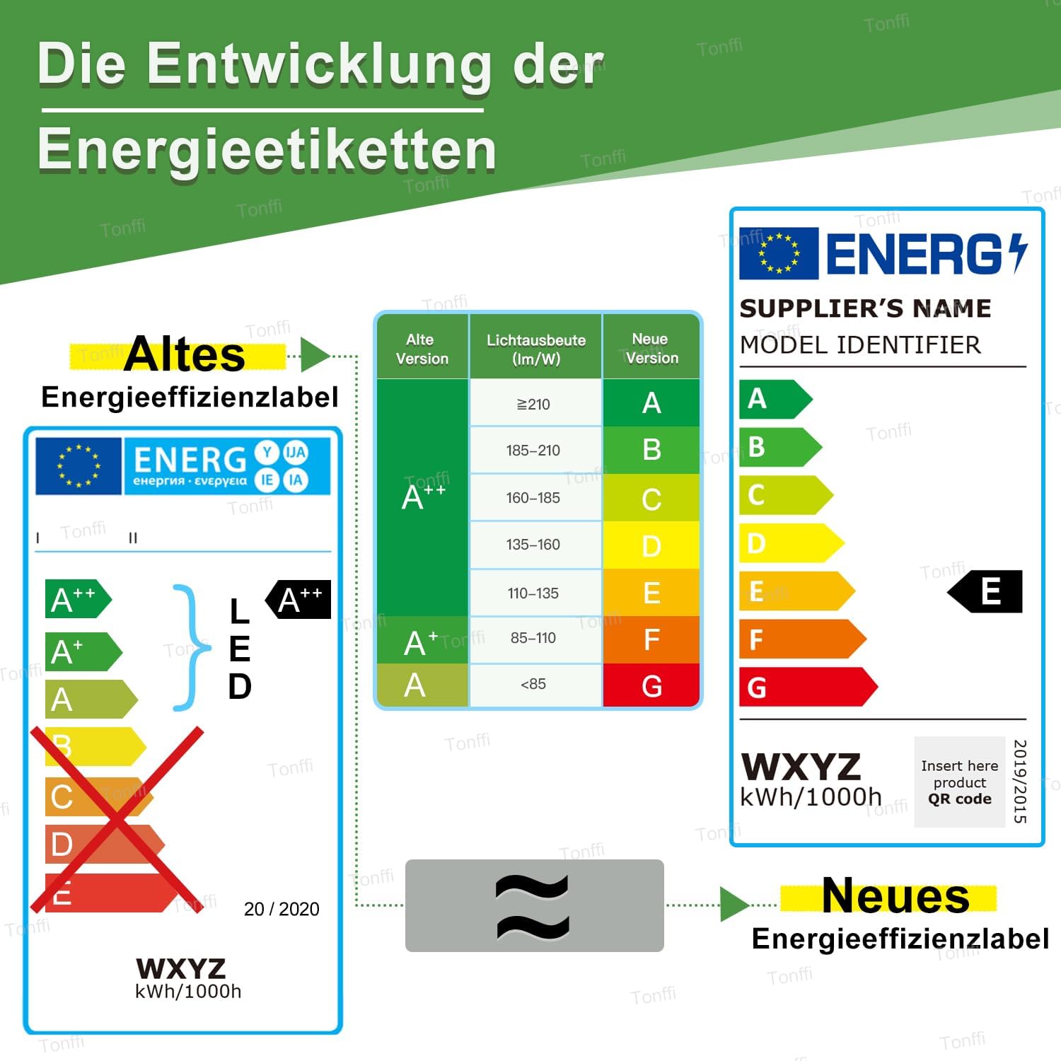 Thumbnail 5 de TONFFI 2x LED Feuchtraumleuchte 150 cm, 60 W