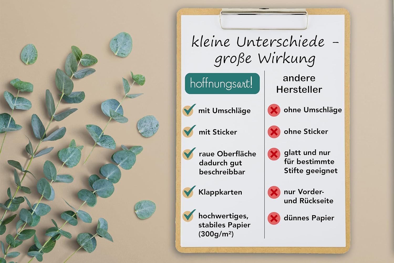 Thumbnail 4 de 15er Einladungskarten-Set 296 x 105 mm ✉️