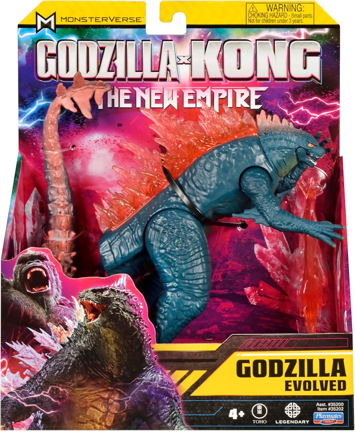 Detalle de MonsterVerse – Godzilla x Kong, Figurine articulée 15 cm MN3032