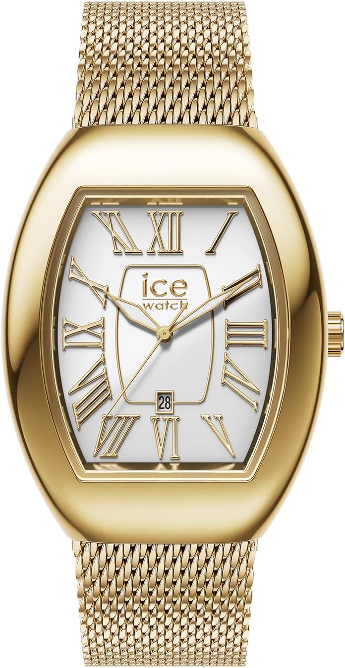 Thumbnail 2 de Ice-Watch Ice Boliday Dome Metal Mesh Gold Damenuhr