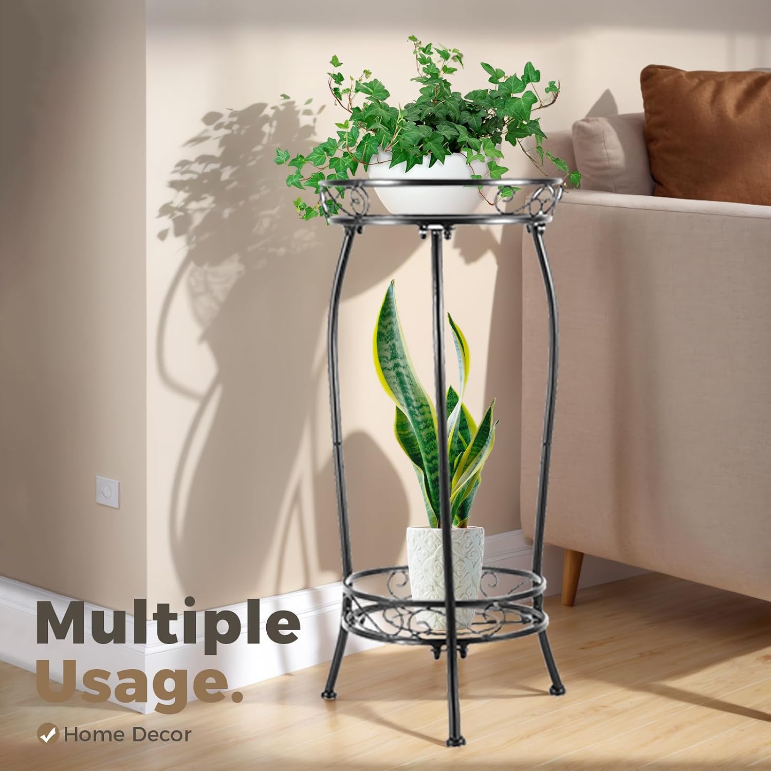 Detalle de Kavlium Plant Stand, 2-Tier