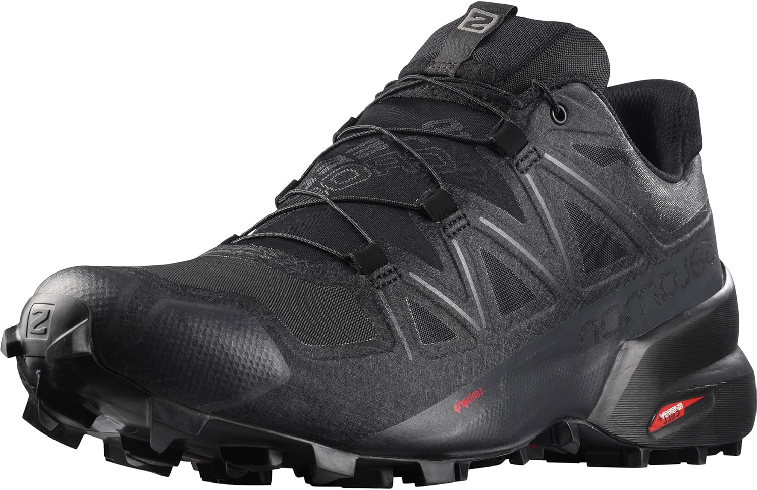 Detalle de Salomon Speedcross 5 Gore-Tex – Chaussures de trail impréables pour femme, accroche et fit précis
