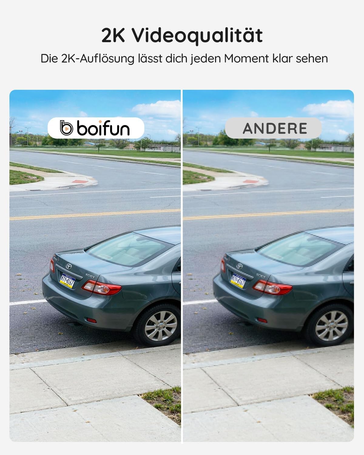 Detalle de BOIFUN WLAN Video Türklingel 2K