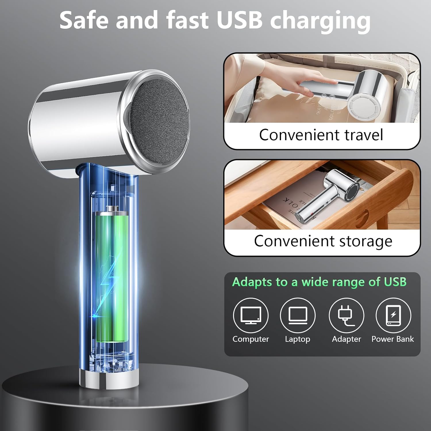 Thumbnail 6 de PKBD Electric Foot File 1200mAh