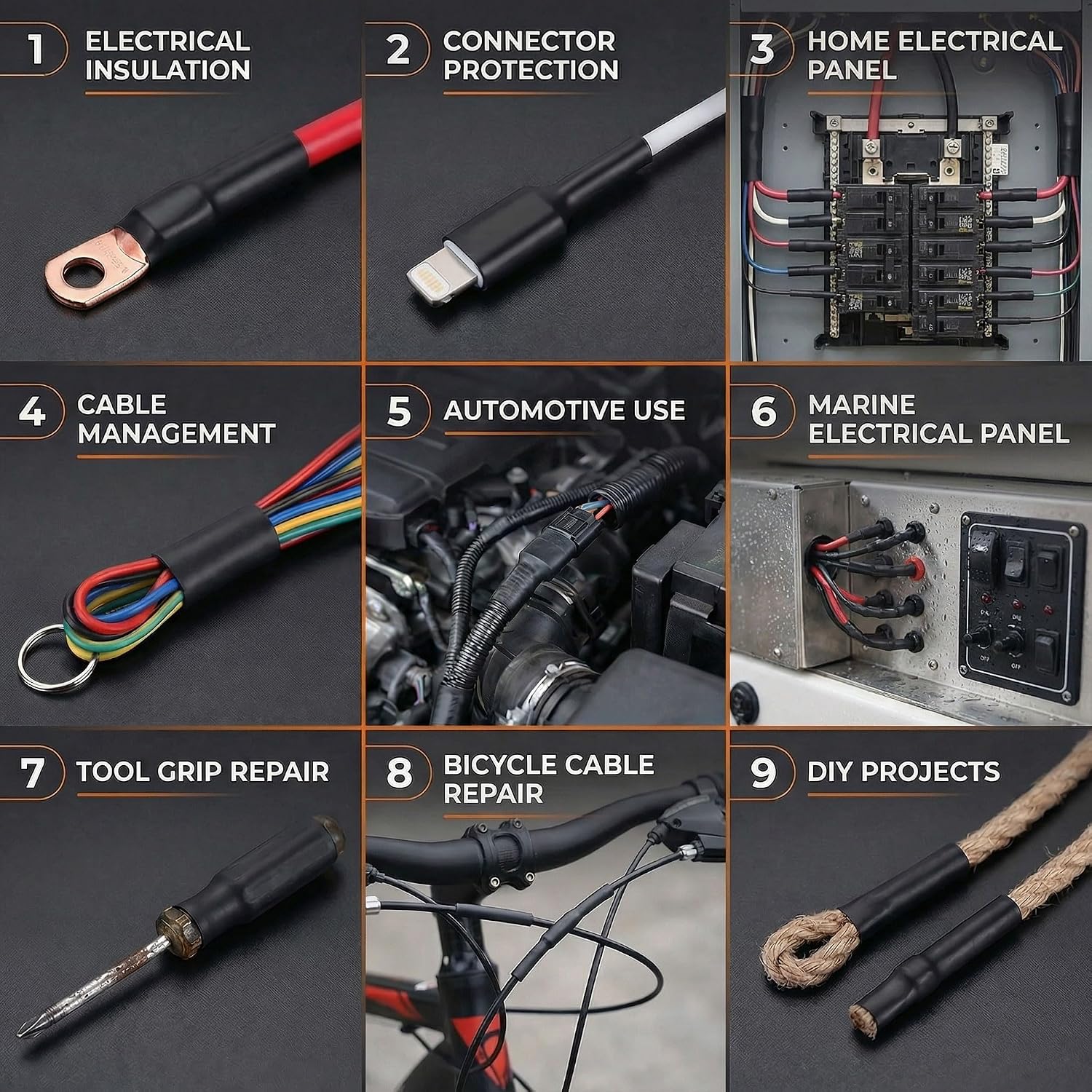 Detalle de TKDMR Heat Shrink Tubing Kit 5:1