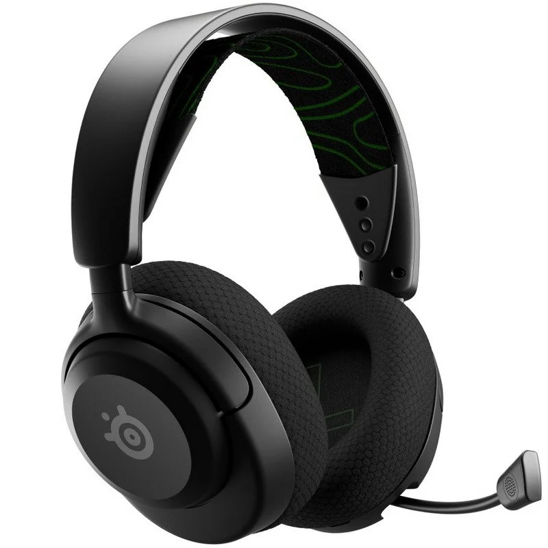 Detalle de SteelSeries Arctis Nova 5X inalámbricos gaming diseñados para Xbox (negros)