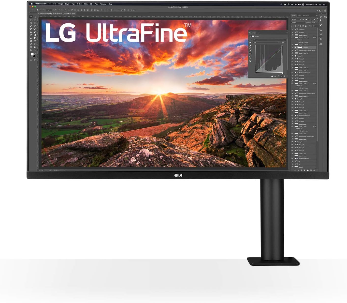 Detalle 2 de LG 32UN880K 32 inch 4K monitor