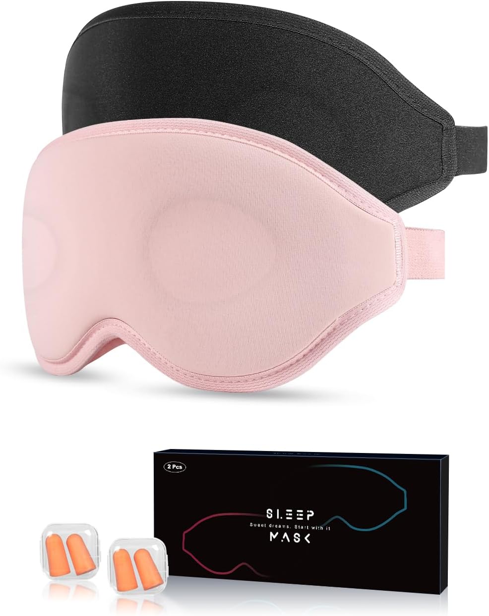 Thumbnail 6 de Aosun Sleep Mask 2-pack 100% blackout eye mask ๐ด