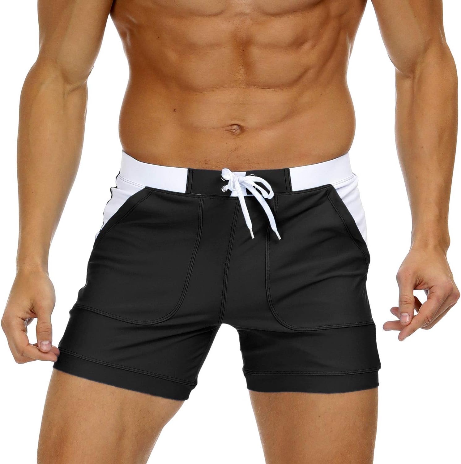 Detalle de KEFITEVD Men's Quick Dry Swimming Shorts YK016