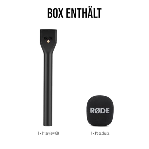 Detalle de RØDE Handadapter Interview GO für Wireless GO – Griff, abnehmbarer Cap und robustes Clip-System