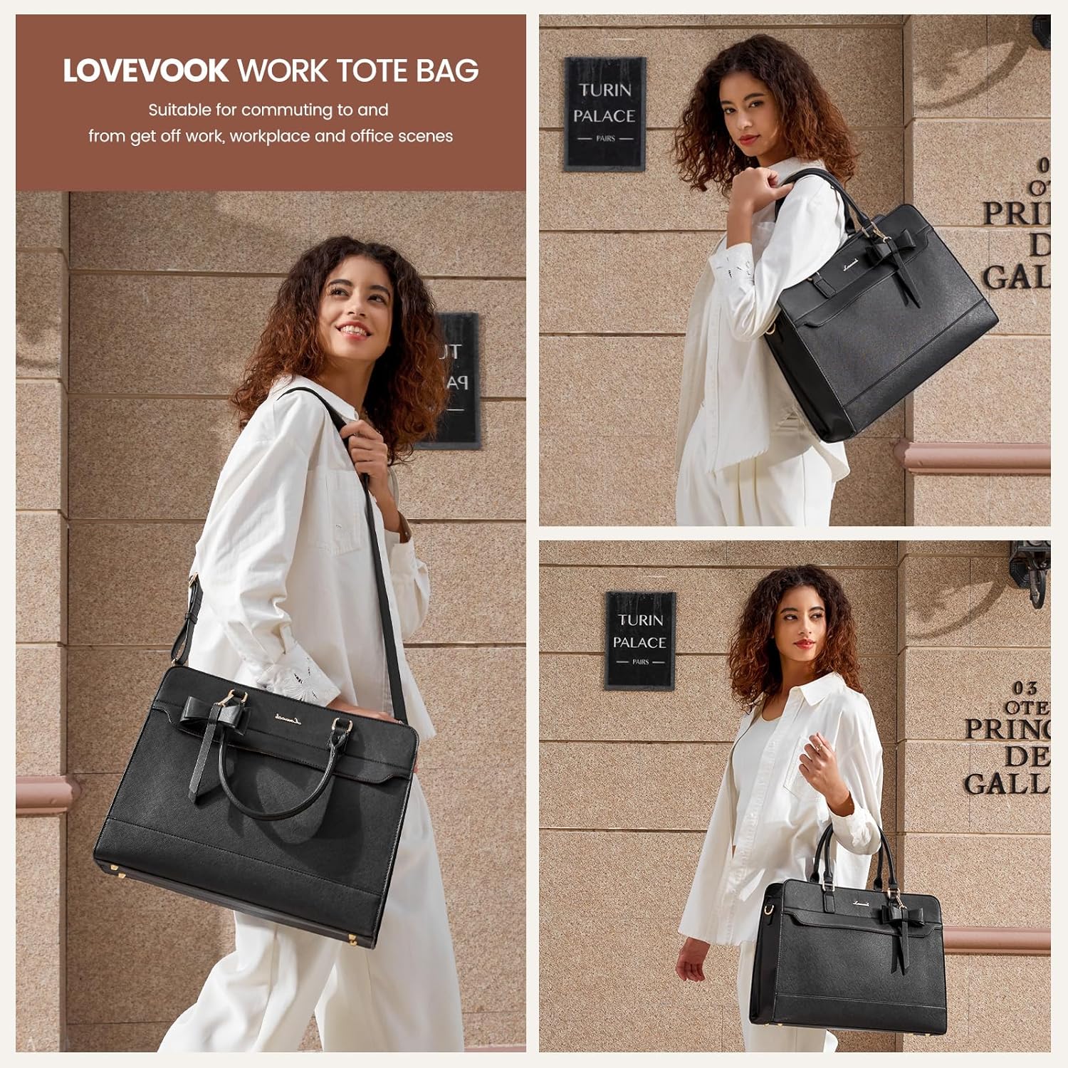 Thumbnail 1 de LOVEVOOK Handtasche Laptoptasche 17,3 Zoll 👜