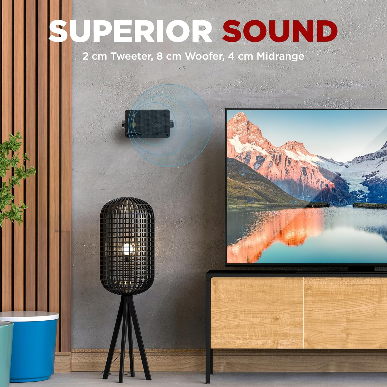 Thumbnail 3 de Pyramid Passive Wall Speakers 3-Way Pair