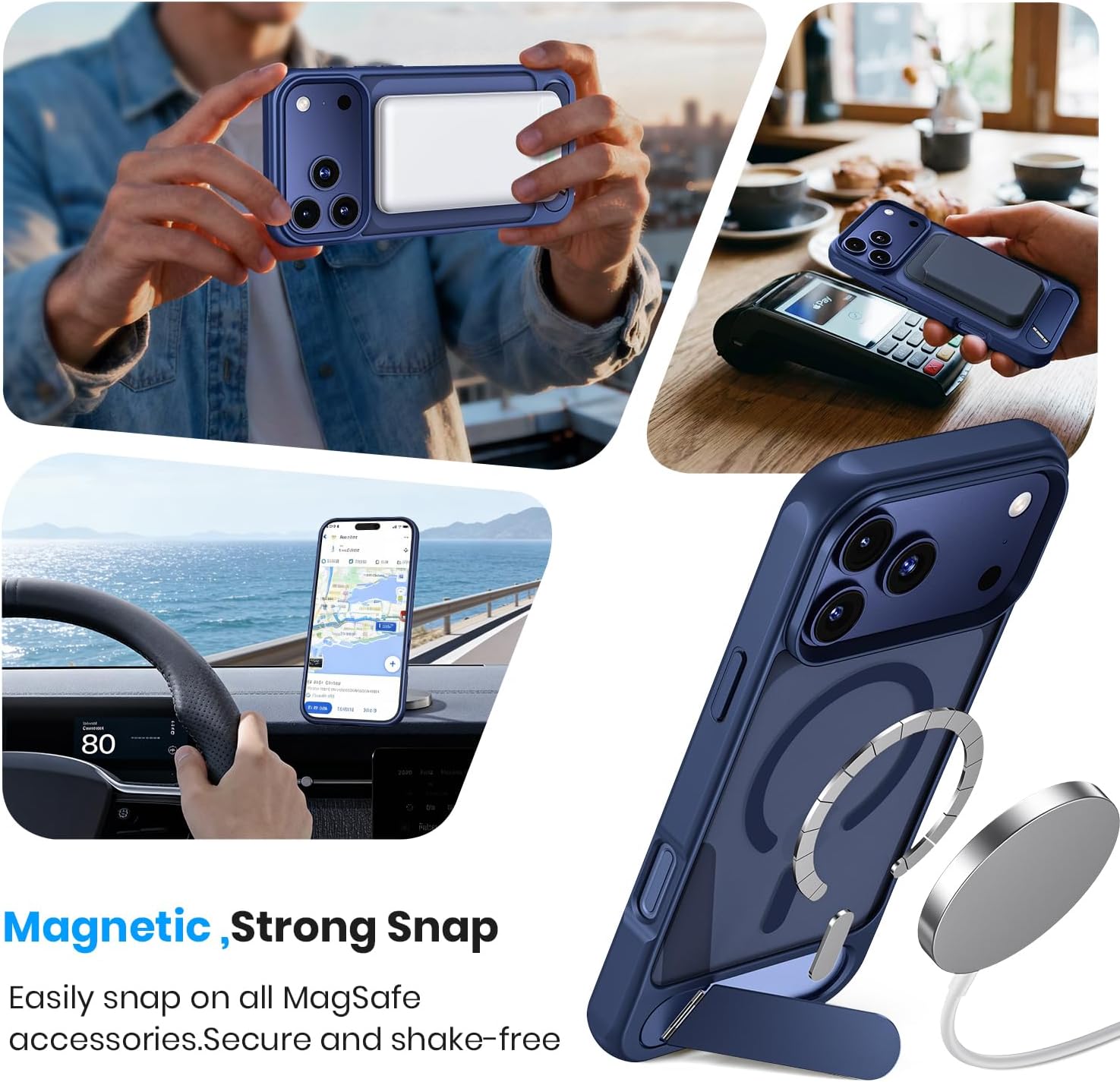 Detalle 2 de Hoerrye Magnetic for iPhone 17 Pro Case 20N