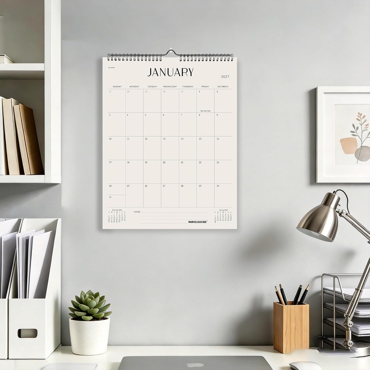 Thumbnail 1 de Wall Calendar 2027–2028