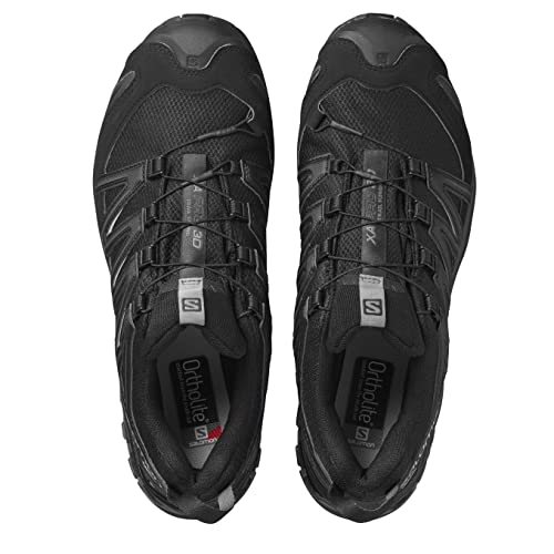 Detalle de Salomon XA PRO 3D Gore-Tex Herren Trekking- und Trailrunning-Schuh Schwarz/Magnet, Größe 45 1/3