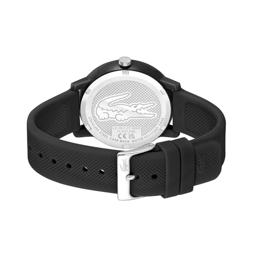 Thumbnail 2 de Lacoste Orologio Analogico al Quarzo da Uomo Collezione Lacoste 12.12 con Cinturino Silicone Nero (2011171)