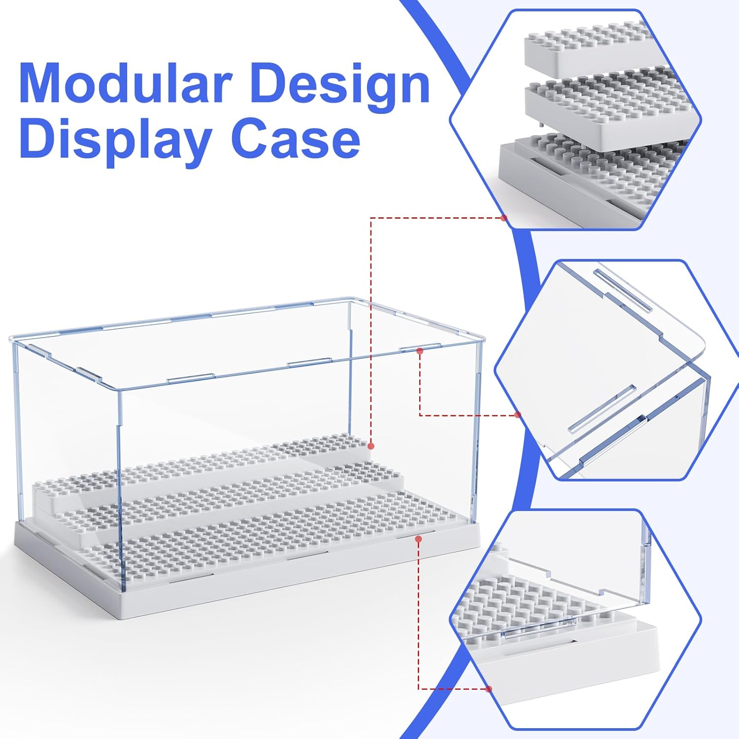 Thumbnail 3 de Mlikero Display Case for Minifigures and Collection Bricks