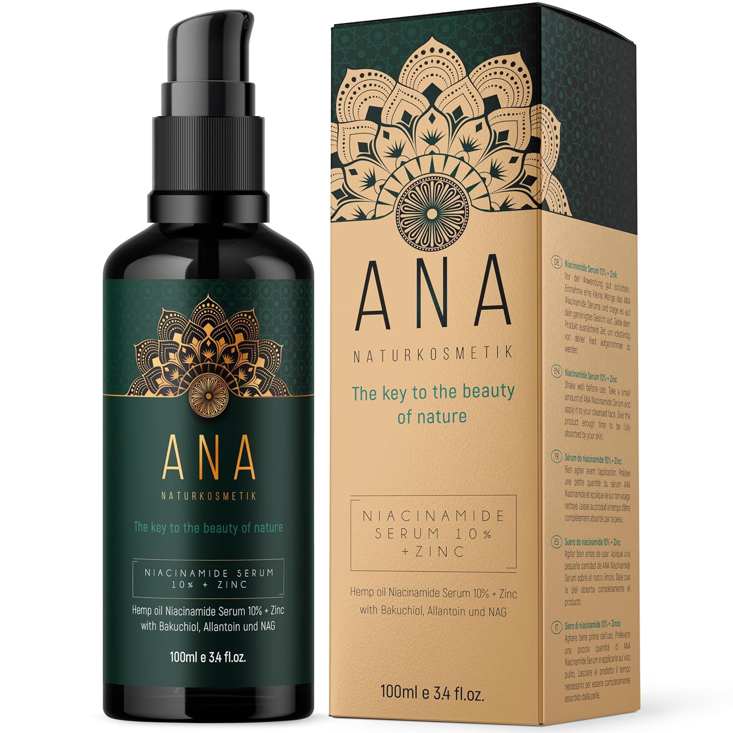 Detalle de ANA Niacinamid Serum 10% 100 ml