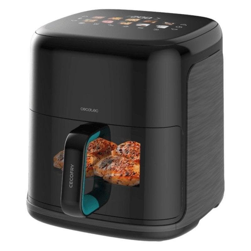 Detalle 2 de Cecotec Cecofry&Grill Smokin'Prime 6500: freidora de aire, grill y plancha con ahumador (6,5 L, 2200 W)