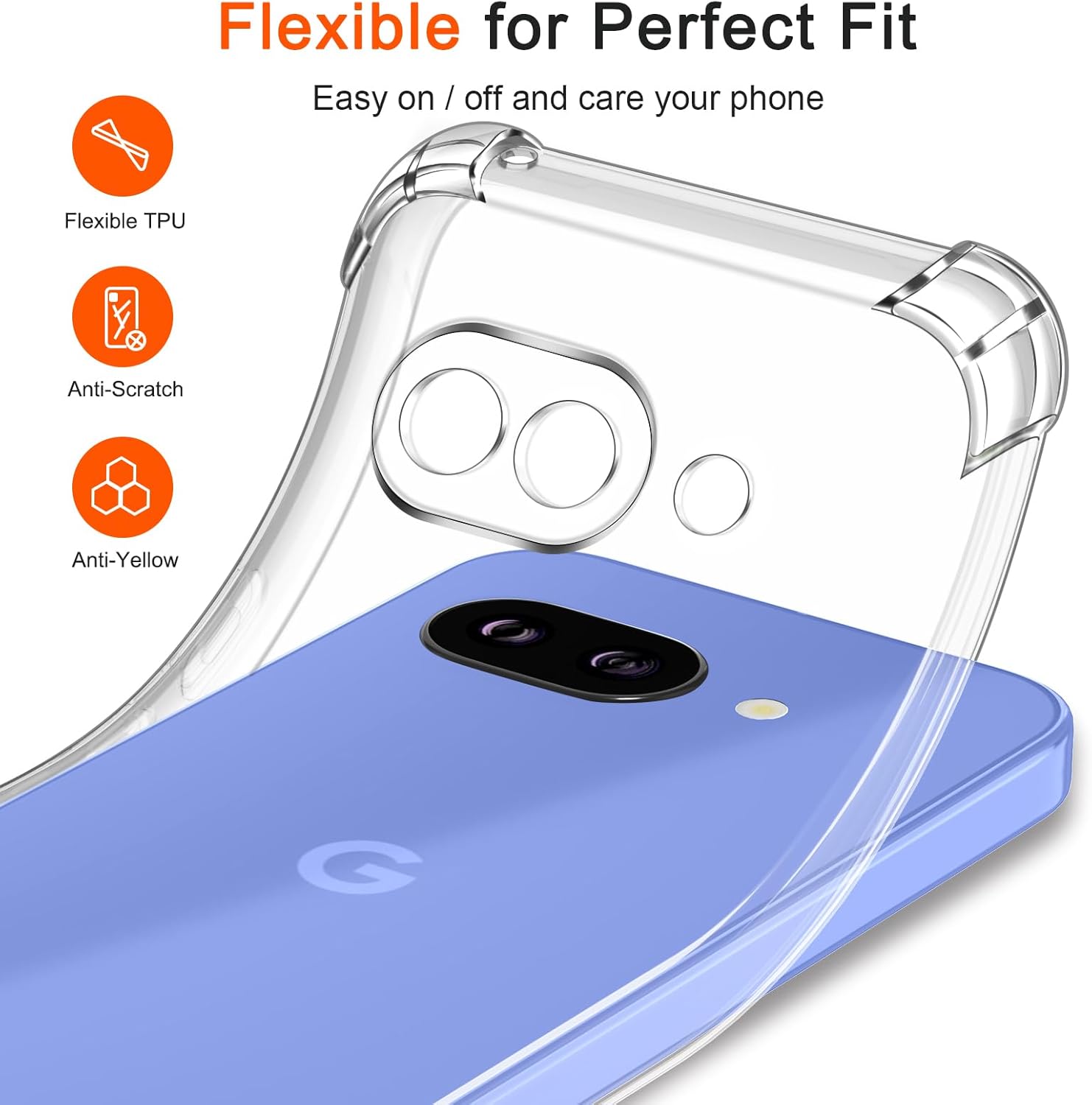 Thumbnail 5 de iVoler 3 in 1 Cover per Google Pixel 9A: protezione completa con 2 vetri temperati inclusi