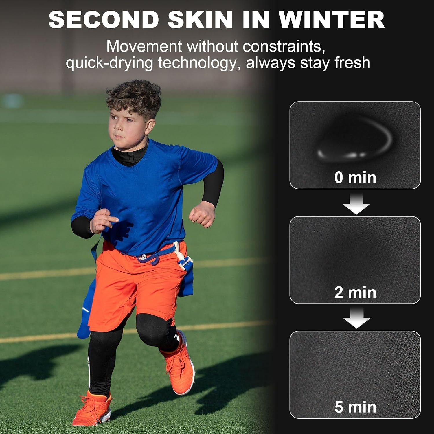 Thumbnail 3 de Giyim Kids Thermal Base Layer Set for Football 🏈